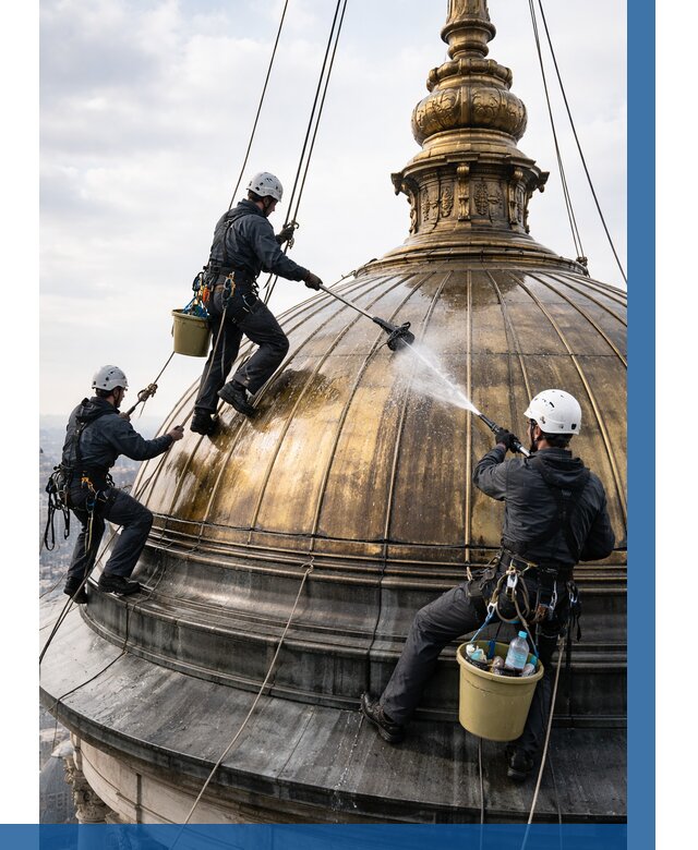 Мойка куполов и шпилей в Озёрске от 8114 р. - заказать | ВЫСОТНИК-Озр