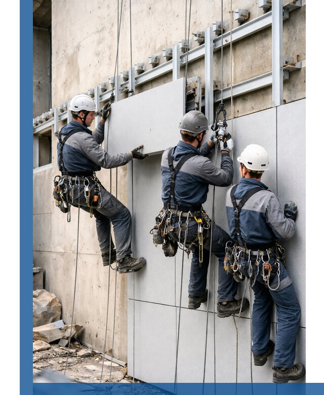 Монтаж вентилируемого фасада в Озёрске под ключ с гарантией качества