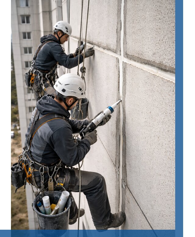 Герметизация межпанельных швов в Озёрске от 710 р. | ВЫСОТНИК-Озр