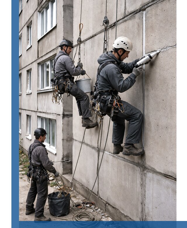 Герметизация межпанельных швов в Озёрске с гарантией герметичности