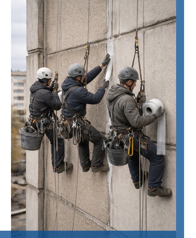 Ремонт межпанельных швов в Озёрске от 761 р. | ВЫСОТНИК-Озр