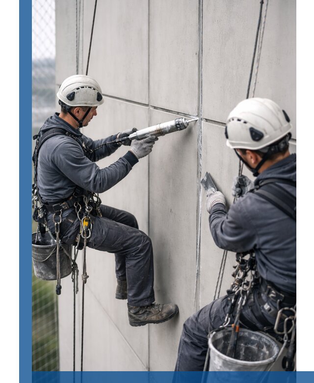 Первичная герметизация швов фасадов и кровель в Озёрске