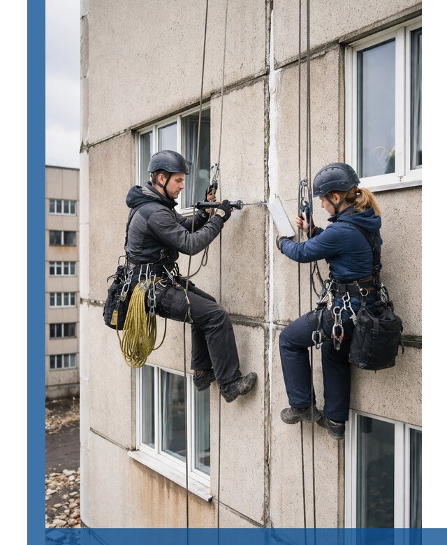 Герметизация межпанельных швов тёплым швом в Озёрске