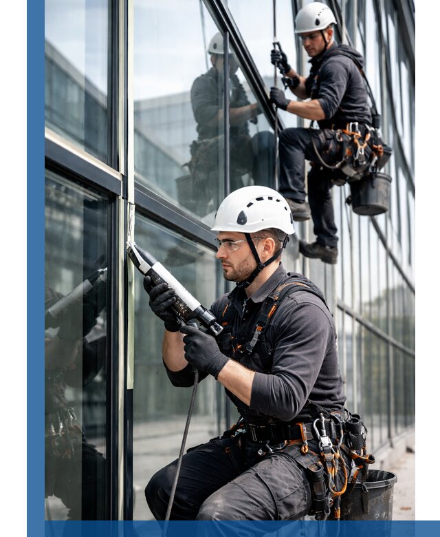 Герметизация витражных швов в Озёрске для зданий и фасадов