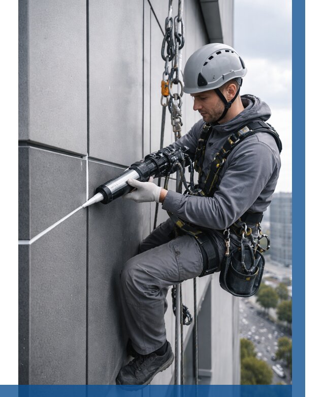 Герметизация стыков фасадных панелей в Озёрске от 6592 р.| ВЫСОТНИК-Озр