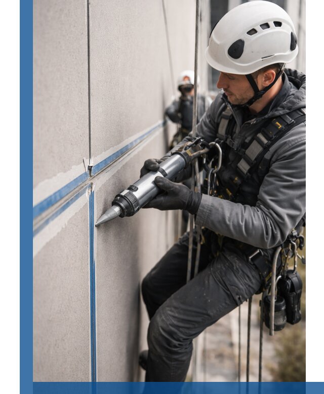 Герметизация стыков фасадных панелей в Озёрске качественно и быстро