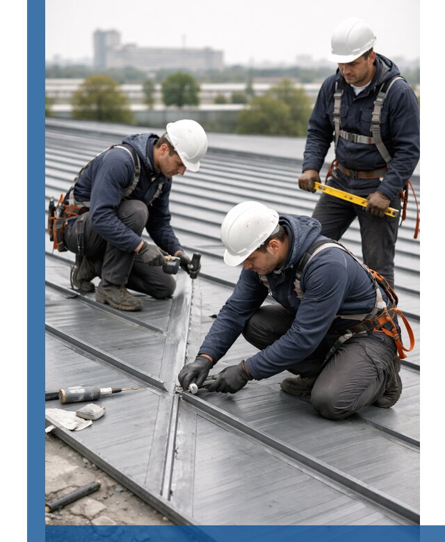 Ремонт фальцевой кровли в Озёрске срочно и качественно