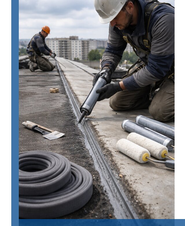 Герметизация швов кровли в Озёрске с гарантией герметичности