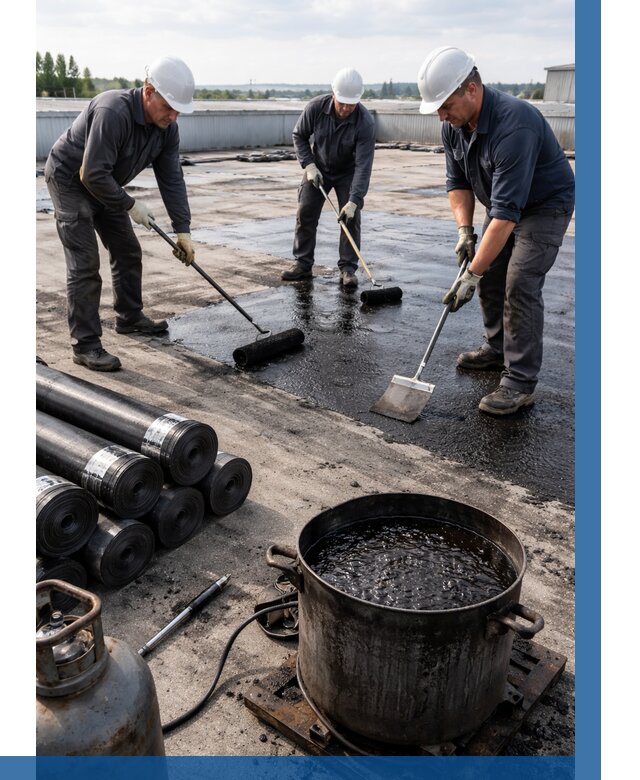 Гидроизоляция кровли мастикой в Озёрске от 609 р. | ВЫСОТНИК-Озр