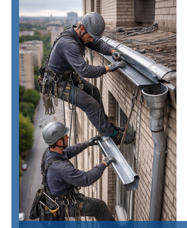 Ремонт водосточных желобов в Озёрске, быстро и качественно