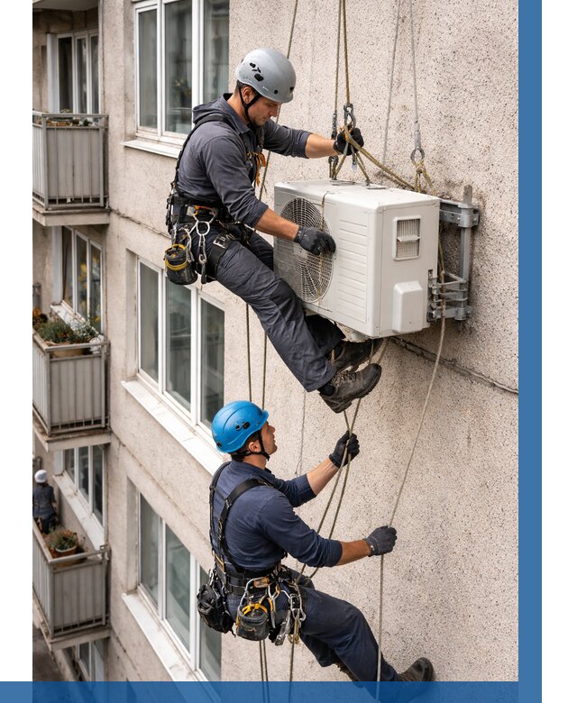 Перенос внешнего блока кондиционера в Озёрске от 9128 р.| ВЫСОТНИК-Озр