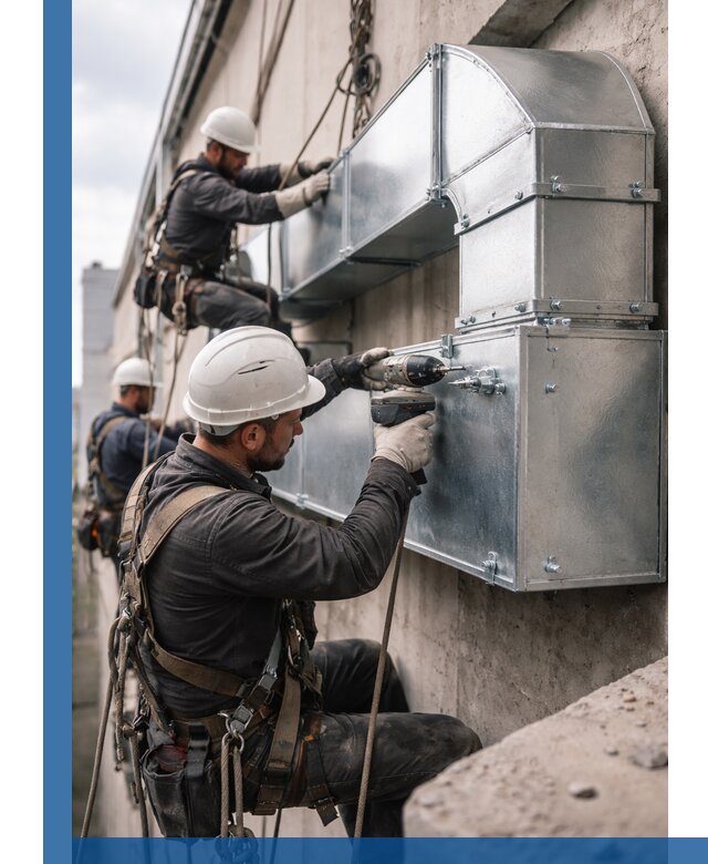 Профессиональный монтаж вентиляционных коробов в Озёрске под ключ