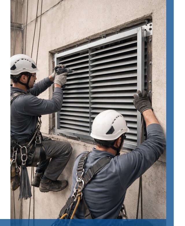 Монтаж вентиляционных решеток в Озёрске от 4564 р. | ВЫСОТНИК-Озр