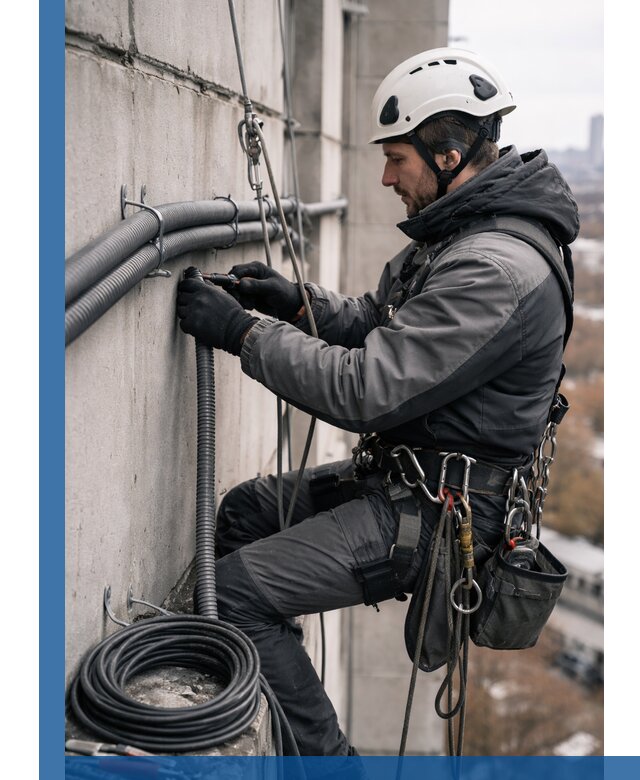 Профессиональный монтаж гофры для кабеля в Озёрске с гарантией