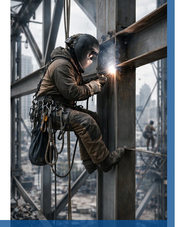 Высотные сварочные работы в Озёрске от 3550 р. | ВЫСОТНИК-Озр