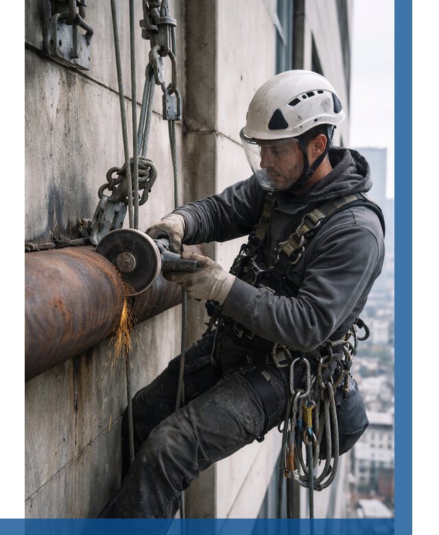 Резка металла на высоте в Озёрске по цене от 4564 р. | ВЫСОТНИК-Озр