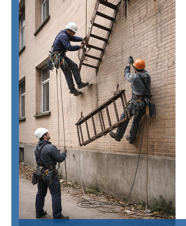 Демонтаж пожарной лестницы в Озёрске быстро и безопасно