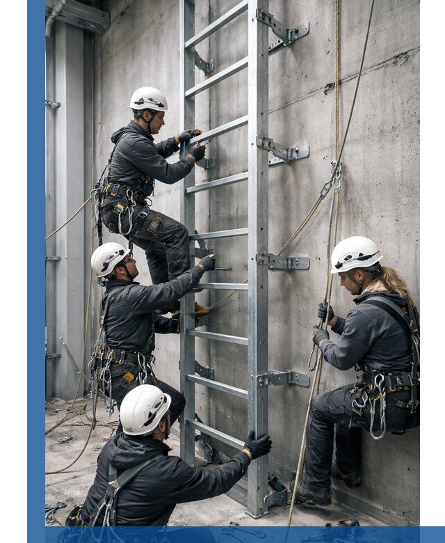 Монтаж металлических лестниц в Озёрске под ключ со гарантией