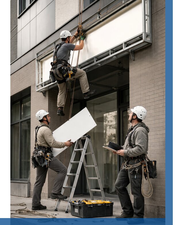 Монтаж светового короба в Озёрске от 6592 р. | ВЫСОТНИК-Озр