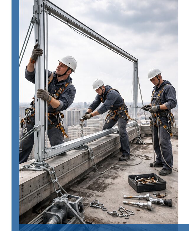 Монтаж крышных рекламных конструкций под ключ в Озёрске