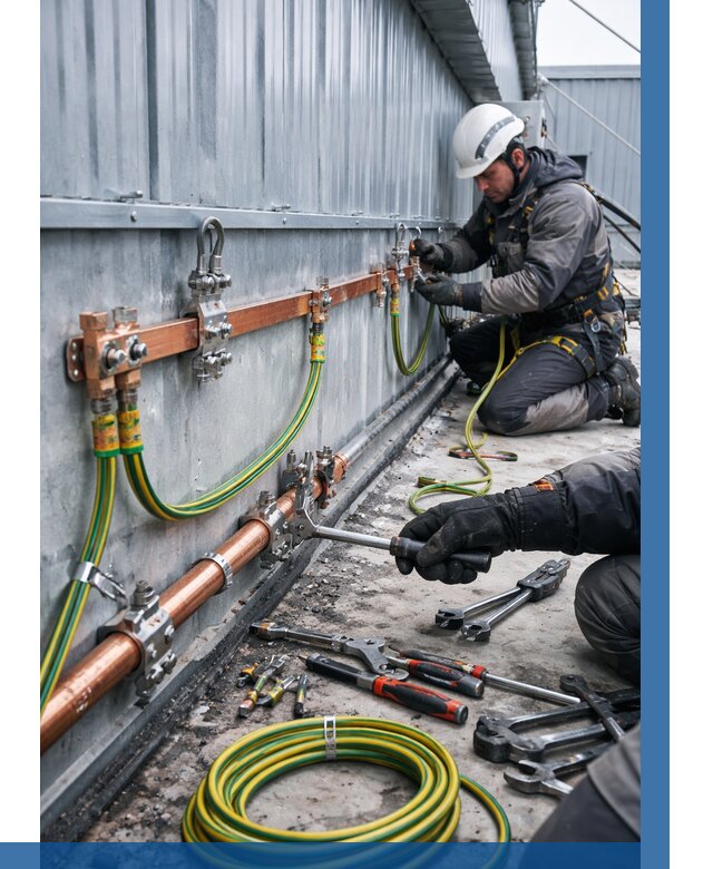 Монтаж заземления здания в Озёрске от 25355 р. | ВЫСОТНИК-Озр