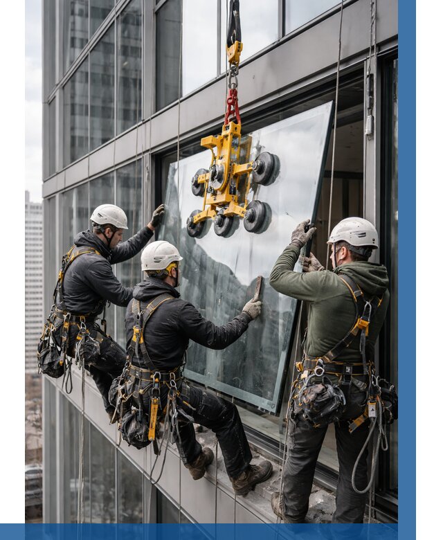 Фасадное остекление зданий под ключ в Озёрске от 10142 р. | ВЫСОТНИК-Озр