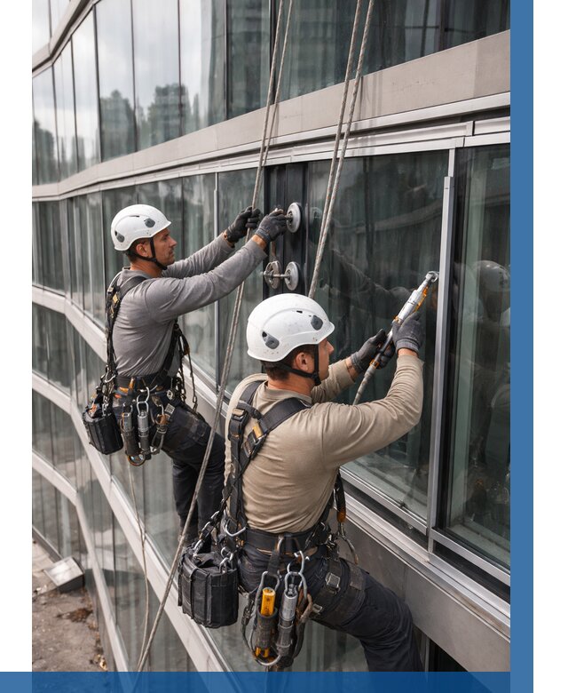 Радиусное остекление фасада в Озёрске от 12170 р. | ВЫСОТНИК-Озр