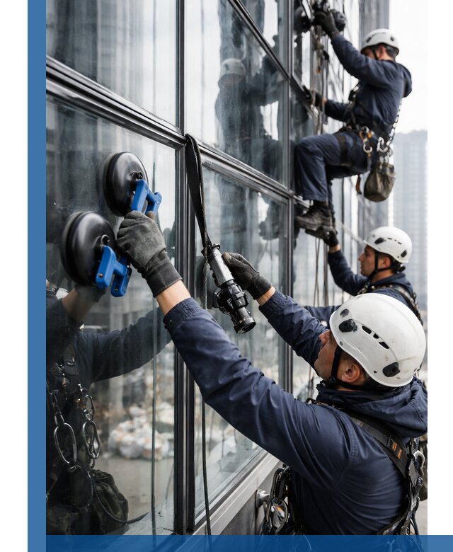 Радиусное остекление фасадов под ключ в Озёрске с гарантиями