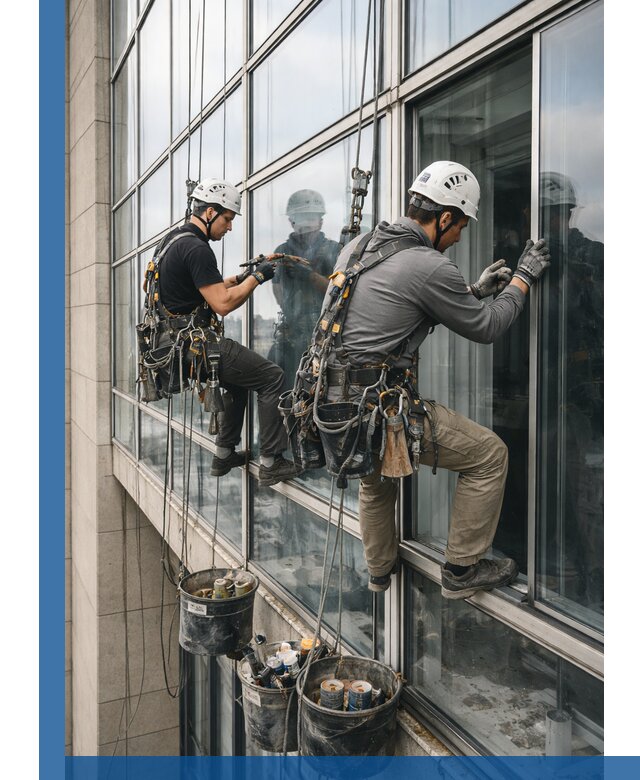 Ремонт витражных конструкций и фасадного остекления в Озёрске