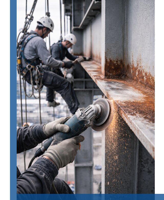 Зачистка металла от ржавчины и подготовка поверхностей в Озёрске