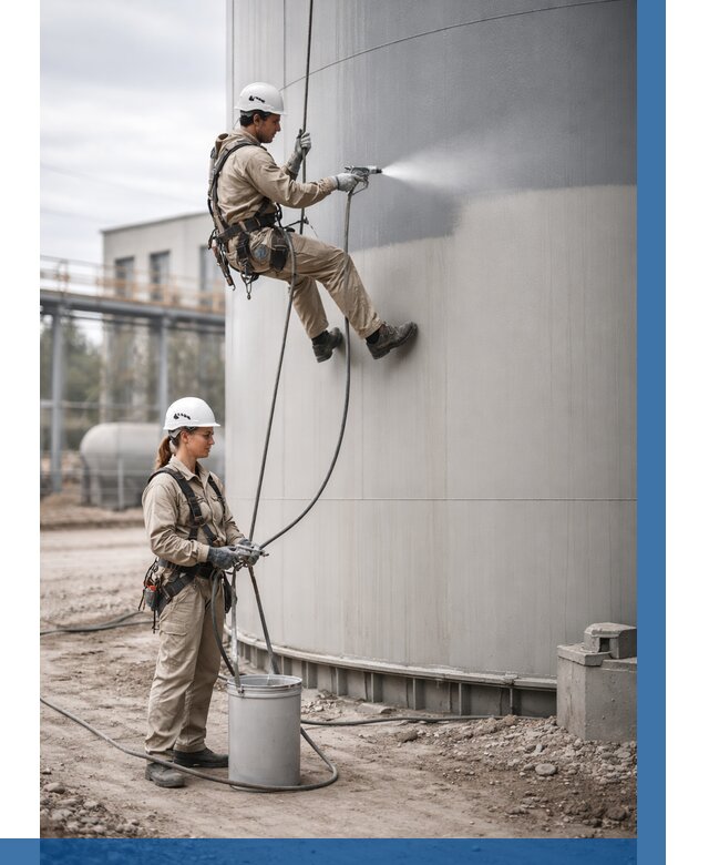 Покраска резервуаров в Озёрске от 1217 р. | ВЫСОТНИК-Озр — заказать