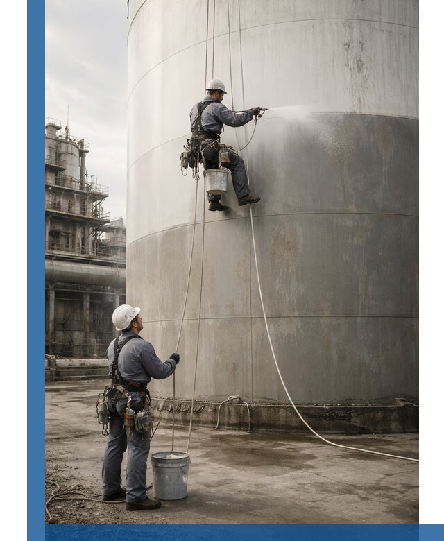 Покраска стальных резервуаров и емкостей в Озёрске профессионально