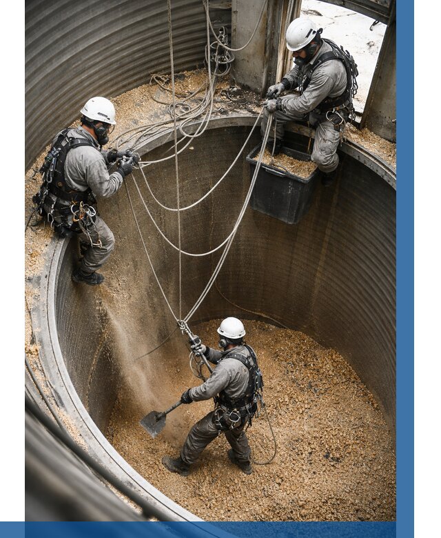 Чистка зерновых бункеров в Озёрске от 12170 р. | ВЫСОТНИК-Озр