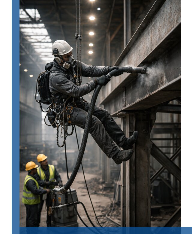 Обеспыливание конструкций в цехах промышленного производства в Озёрске