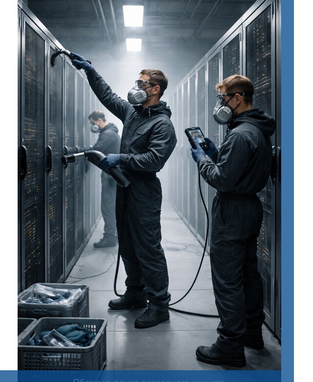 Обеспыливание серверной комнаты в Озёрске от 4564 р. | ВЫСОТНИК-Озр