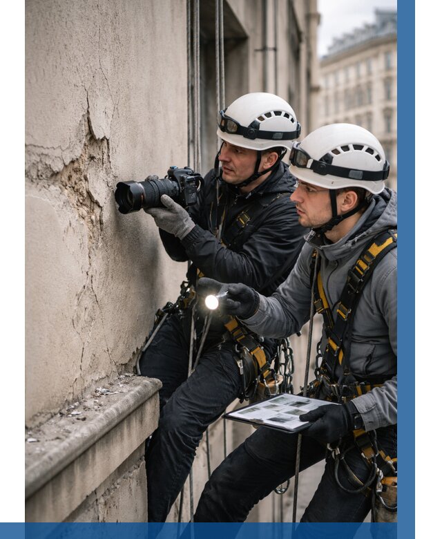 Фотофиксация дефектов фасада в Озёрске от 4564 р. | ВЫСОТНИК-Озр