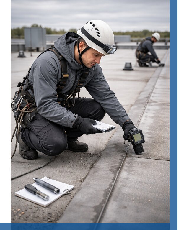 Обследование кровли на протечки в Озёрске от 4564 р. | ВЫСОТНИК-Озр